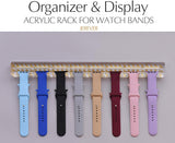 Watch Band Organizer Gold Plaid