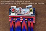 Wall Mounted Medal Holder Flag