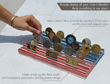 7 Row Challenge Coin Dispaly Case