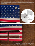 Wall Mounted Medal Holder Flag