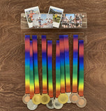 Acrylic Medal Holder Wall Mounted Clear