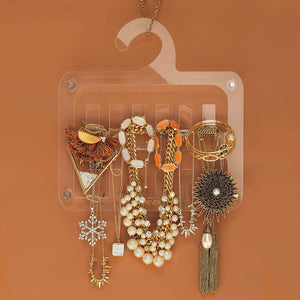 Clear Necklace Organizer Hanger