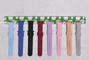 Watch Band Organizer Green Plant